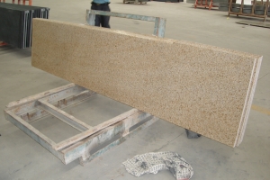 G682 Rusty Yellow Granite, Sunset Gold Granite Prefabricated Countertops