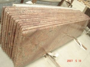 Beautiful Juparana Bordeaux red Granite Countertop