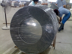 Padang Dark Grey G654 Granite Stone Round Countertop