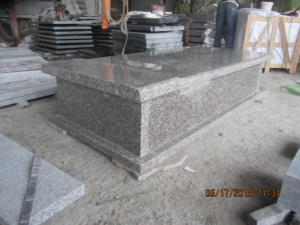 Popular Bainbrook Brown G664 Granite Tombstone