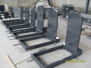 China Impala Black G654 monuments for Poland Market