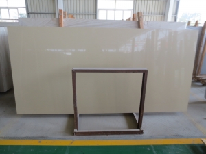 Wholesale Beige Artificial Quartz Slabs